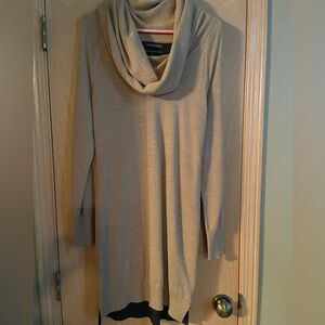 Cynthia Rowley Tan and black sweater dress